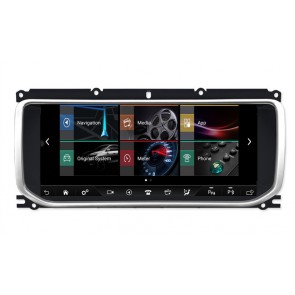 Range Rover Evoque Android 10.0 Autoradio Lettore DVD con 8-Core 8GB+64GB Touchscreen Bluetooth Comandi al volante DAB SD USB DSP WiFi 4G LTE CarPlay - 10,25