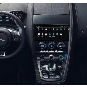 Jaguar F-Type Android 10.0 Autoradio Lettore DVD con 8-Core 8GB+64GB Touchscreen Bluetooth Comandi al volante DAB SD USB DSP OBD2 WiFi 4G LTE CarPlay - 10,25