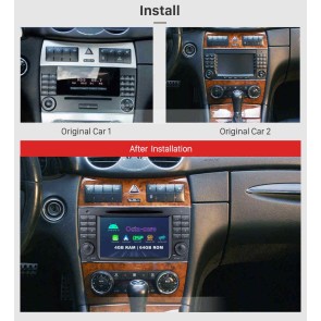 Mercedes CLK W209 Android 13 Autoradio Lettore DVD con Bluetooth vivavoce DAB SD USB WiFi OBD2 CarPlay Android Auto - 7