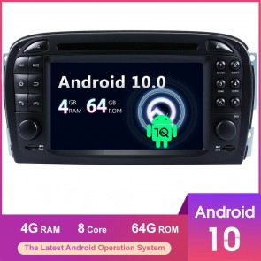 Android 10.0 Autoradio DVD Navigatore GPS Specifico per Mercedes SL R230 (2001-2007)-1