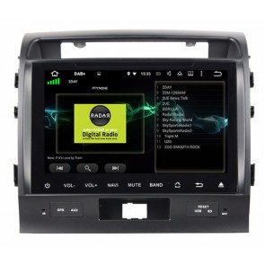 Toyota Land Cruiser 200 Android 10 Autoradio Lettore DVD con 8-Core 4GB+64GB Touchscreen Bluetooth Comandi al volante Microfono DSP DAB CD SD USB 4G LTE WiFi OBD2 CarPlay - 9