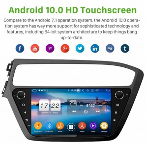9" Android 10.0 Autoradio Navigatore GPS Specifico per Hyundai i20 (2018-2020)-1