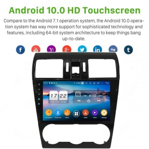 9" Android 10.0 Autoradio Navigatore GPS Specifico per Subaru Forester (2013-2018)-1