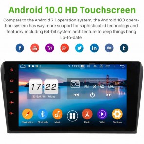 9" Android 10.0 Autoradio Navigatore GPS Specifico per Mazda 3 (2003-2009)-1