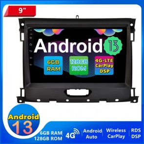 9" Android 13.0 Car Stereo Navigatore GPS Navigazione per Ford Ranger (2015-2020)-1