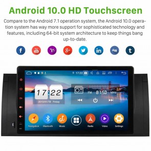 9" Android 10.0 Autoradio Navigatore GPS Specifico per BMW X5 E53 (2000-2007)-1