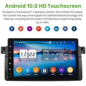 9" Android 10.0 Autoradio Navigatore GPS Specifico per BMW Serie 3 E46 (1998-2006)-1