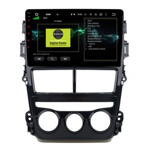 Toyota Yaris Android 10 Autoradio Lettore DVD con 8-Core 4GB+64GB Touchscreen Bluetooth Comandi al volante Microfono DSP DAB CD SD USB 4G LTE WiFi MirrorLink OBD2 CarPlay - 9
