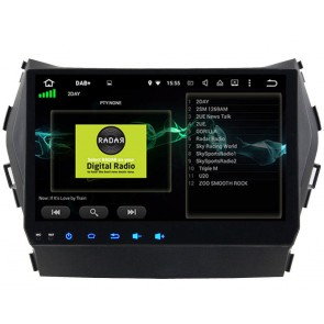 Hyundai Santa Fe Android 13 Autoradio Lettore DVD con 8GB+128GB Bluetooth Comandi al volante DSP DAB USB 4G WiFi CarPlay - 9
