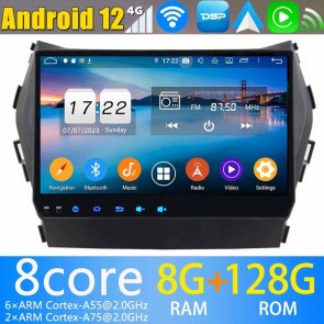 9" Android 13.0 Autoradio Navigatore GPS Specifico per Hyundai Santa Fe (2013-2018)-1