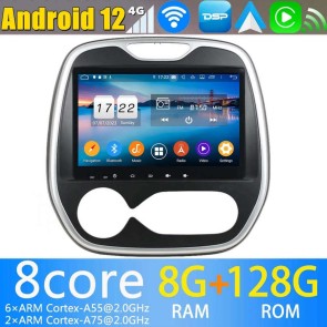 9" Android 13.0 Autoradio Navigatore GPS Specifico per Renault Captur (Climatizzatore automatico) (Dal 2013)-1