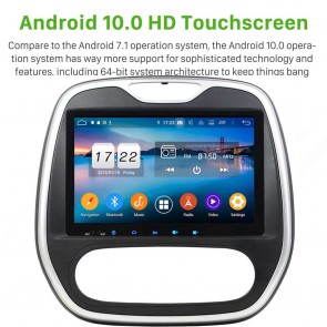 9" Android 10.0 Autoradio Navigatore GPS Specifico per Renault Captur (Climatizzatore manuale) (2013-2019)-1