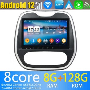 9" Android 13.0 Autoradio Navigatore GPS Specifico per Renault Captur (Climatizzatore manuale) (2013-2019)-1