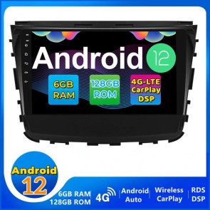 9" Android 13 Car Stereo Navigatore GPS Navigazione per SsangYong Rexton (Dal 2017)-1