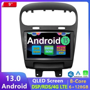 10,88" Android 13 Car Stereo Navigatore GPS Navigazione per Dodge Journey (Dal 2012)-1