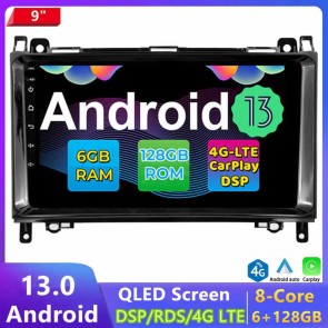 9" Android 14 Car Stereo Navigatore GPS Navigazione per Mercedes Vito W639 (Dal 2006)-1