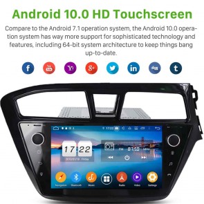 9" Android 10.0 Autoradio Navigatore GPS Specifico per Hyundai i20 (Dal 2014)-1