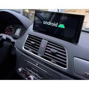 Audi Q3 Android 13.0 Autoradio Lettore DVD con 8GB+128GB Bluetooth Controllo del volante DAB SWC WiFi 4G CarPlay Android Auto - 10,25