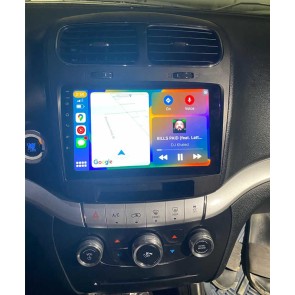 Fiat Freemont Android 13.0 Autoradio Lettore DVD con 10,88 Pollici IPS Touchscreen 8-Core 6GB+128GB Bluetooth Vivavoce RDS DAB DSP USB 4G LTE WiFi Wireless CarPlay - Android 13 Car Stereo Navigatore GPS Navigazione per Fiat Freemont (Dal 2011)
