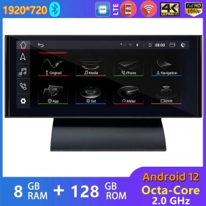 12,35" Android 13.0 Autoradio Navigatore GPS Lettore DVD per Audi A8 S8 D3 (2003-2009)-1