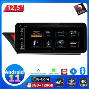 12,5" Android 11 Autoradio di Navigazione GPS Auto Stereo per Audi S4 B8 8K (Dal 2009)-1