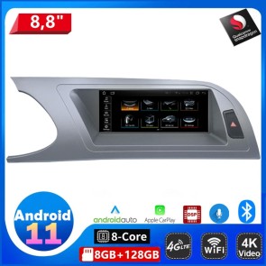 8,8" Android 11 Autoradio di Navigazione GPS Auto Stereo per Audi S4 B8 8K (Dal 2009)-1