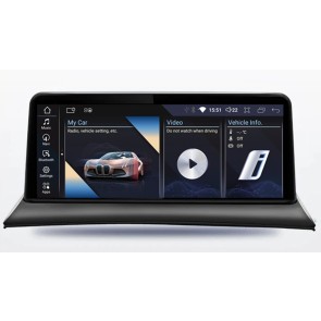 BMW X3 E83 Android 13.0 Autoradio Lettore DVD con 8-Core 8GB+128GB Touchscreen Bluetooth Controllo del volante Microfono DAB DSP USB WiFi 4G LTE CarPlay Android Auto - 10,25