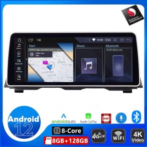 12,3" Android 12.0 Autoradio di Navigazione GPS Auto Stereo per BMW F10 (2010-2016)-1