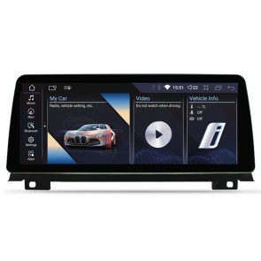BMW Serie 7 F01 Android 13.0 Autoradio Lettore DVD con 8-Core 8GB+128GB Touchscreen Bluetooth Controllo del volante Microfono DAB DSP USB WiFi 4G LTE CarPlay Android Auto - 12,3