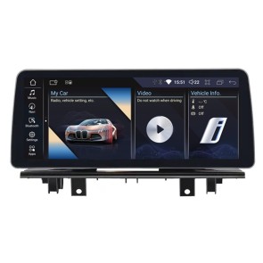 BMW X1 F48 Android 13.0 Autoradio Lettore DVD con 8-Core 8GB+128GB Touchscreen Bluetooth Controllo del volante Microfono DAB DSP USB WiFi 4G LTE CarPlay Android Auto - 12,3