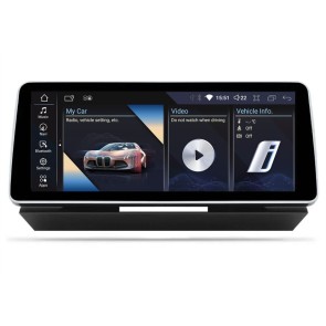BMW Serie 3 E91 Android 13.0 Autoradio Lettore DVD con 8-Core 8GB+128GB Touchscreen Bluetooth Controllo del volante Microfono DAB DSP USB WiFi 4G LTE CarPlay Android Auto - 12,3