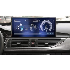 Audi A6 Android 13 Autoradio Lettore Multimediale Navigazione GPS con 8GB+256GB Bluetooth vivavoce DSP DAB WiFi 4G CarPlay - 12,5