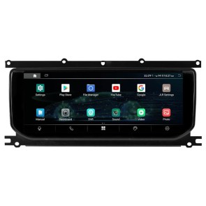Range Rover Evoque Android 13.0 Autoradio Lettore DVD con 10,25 Pollici QLED Touchscreen 8-Core 4GB+64GB Bluetooth Vivavoce RDS DAB DSP USB 4G LTE WiFi Wireless CarPlay - Android 13.0 Car Stereo Navigatore GPS Navigazione per Range Rover Evoque L538
