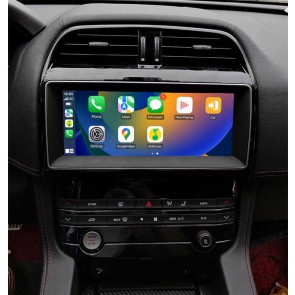 Jaguar XE X760 Android 13.0 Autoradio Lettore DVD con 10,25 Pollici QLED Touchscreen 8-Core 4GB+64GB Bluetooth Vivavoce RDS DAB DSP USB 4G LTE WiFi Wireless CarPlay - Android 13.0 Car Stereo Navigatore GPS Navigazione per Jaguar XE X760 (2015-2020)