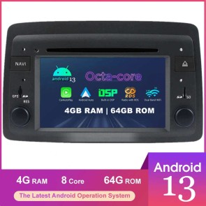 6,2" Android 13.0 Autoradio DVD Navigatore GPS Specifico per Fiat Panda 169 (2004-2012)-1