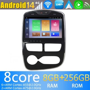 10" Android 14.0 Autoradio con Navigatore GPS per Renault Clio 4 (2012-2016)-1