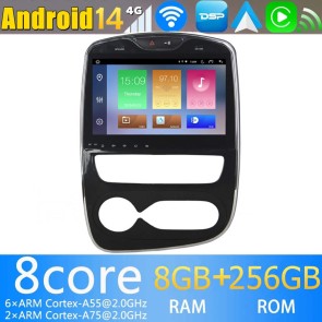 10" Android 14.0 Autoradio con Navigatore GPS per Renault Clio 4 (2017-2019)-1