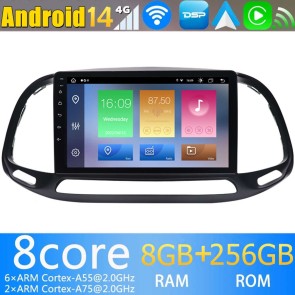 9" Android 14.0 Autoradio con Navigatore GPS per Fiat Doblo (2015-2019)-1