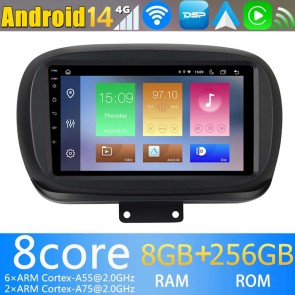 9" Android 14.0 Autoradio con Navigatore GPS per Fiat 500X (2014-2020)-1