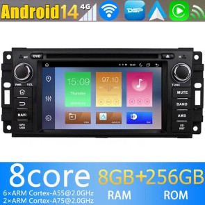 Android 13.0 Autoradio Navigatore GPS Specifico per Dodge Journey (2008-2011)-1