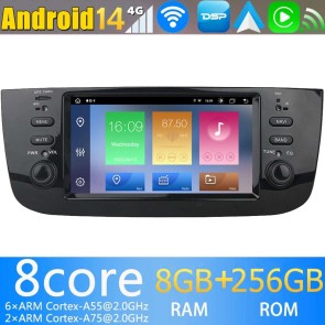 6,2" Android 14.0 Autoradio con Navigatore GPS per Fiat Punto (2012-2018)-1