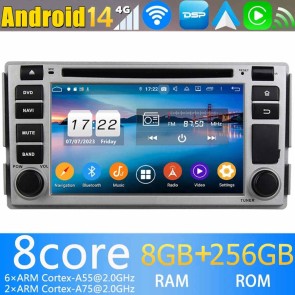 6,2" Android 14.0 Autoradio con Navigatore GPS per Hyundai Santa Fe 2 (2006-2012)-1