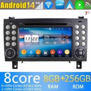 8" Android 13.0 Autoradio Navigatore GPS Specifico per Mercedes SLK R171 (2004-2010)-1