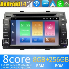 7" Android 14.0 Autoradio con Navigatore GPS per Kia Sorento (2009-2012)-1
