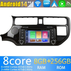 7" Android 14.0 Autoradio con Navigatore GPS per Kia Rio (2011-2014)-1