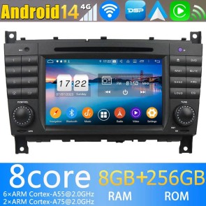 8" Android 14.0 Autoradio con Navigatore GPS per Mercedes W463 (2006-2012)-1