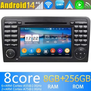 7" Android 13.0 Autoradio Navigatore GPS Specifico per Mercedes GL X164 (2006-2012)-1