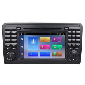 Mercedes GL X164 Android 14 Autoradio Navigazione GPS Auto Stereo Lettore Multimediale con 8+256GB Bluetooth DAB DSP USB 4G WiFi Telecamere 360° CarPlay Android Auto - 7