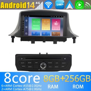 7" Android 14.0 Autoradio con Navigatore GPS per Renault Megane III (Dal 2009)-1