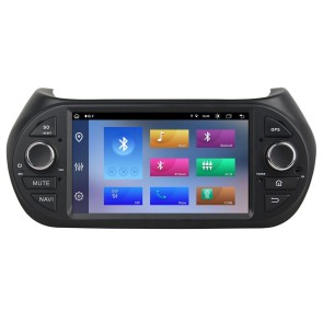 Fiat Qubo Android 14 Autoradio Navigazione GPS Auto Stereo Lettore Multimediale con 8+256GB Bluetooth DAB DSP USB 4G WiFi Telecamere 360° CarPlay Android Auto - 7